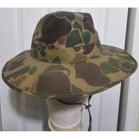 Australian Bush Hat USA Camouflage Fishing Outdoor Boonie Military Aussie Camo - Picture 1 of 9